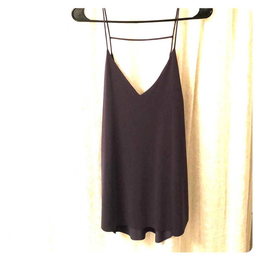 Spaghetti strap formal tank top